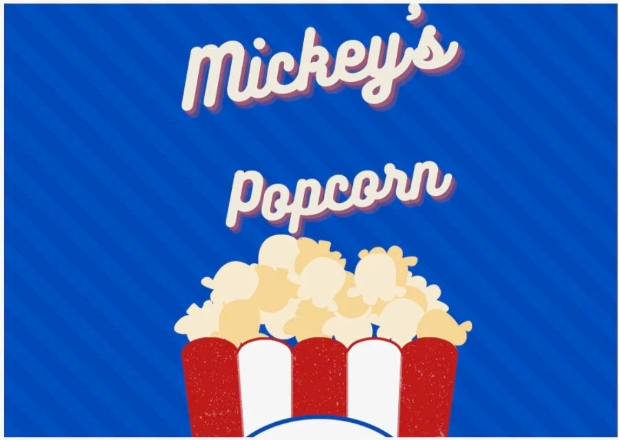 Mickey's Popcorn Merchandise Display